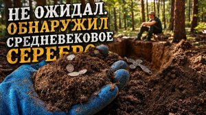 Не ожидал. Собираю средневековое серебро в лесу