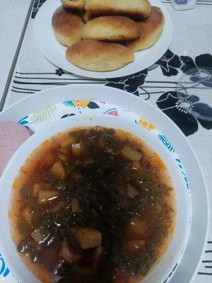 мукбанг/ботвинник/пирожки домашние