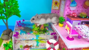 Миниатюрный Картонный домик ❤️ DIY поделки детям