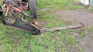 Самодельная сегментная косилка с двумя активными ножами. Подробный обзор.