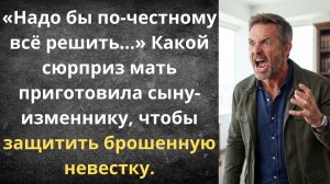 Как свекровь наказала гулящего сына | Истории из жизни