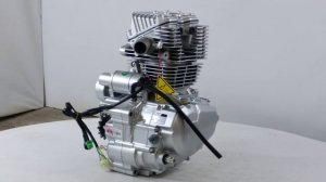 Двигатель ZHONGMU TM300-S (175 FMN-S) для эндуро, 4т. 293 см3, 4 клап, электро и кик стартер, 6 МКПП