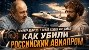 ИНЖЕНЕР ПОЛУЧАЕТ В 10 РАЗ МЕНЬШЕ МЕНЕДЖЕРА! КАК УБИЛИ АВИАПРОМ | Иван Распутин и Александр Колпакиди