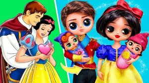 История Белоснежки! 35 идей для кукол ЛОЛ ОМГ