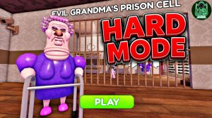 Злая бабушка сбежала из тюрьмы! (Жесткий режим) - Игровой процесс ∣ #roblox