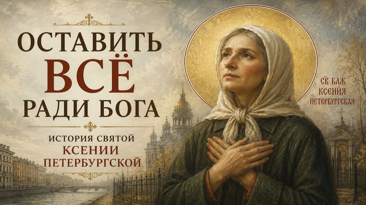 Оставить всё ради Бога | История святой Ксении Петербургской