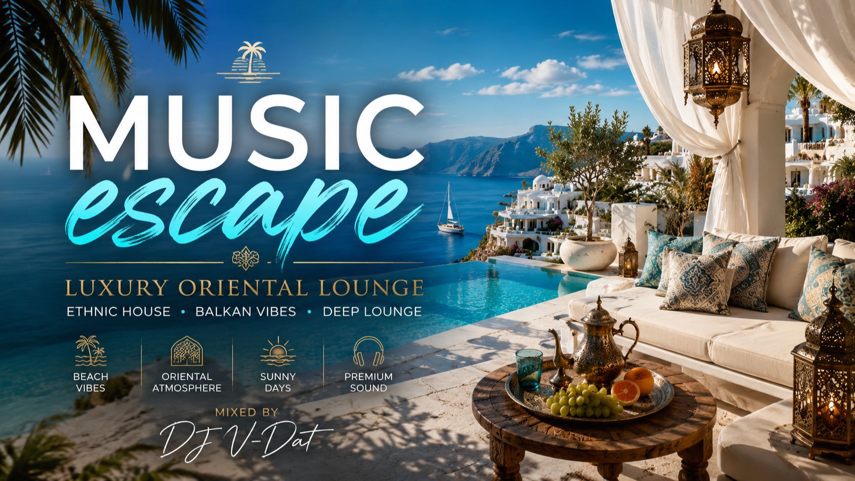 Luxury Oriental Lounge | Ethnic House & Balkan Vibes Mix 2026 | Music Escape смотреть онлайн