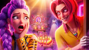 😱 МРАЧНЫЙ СЕКРЕТ РОМАНТИКИ？!  ДЖИНУ СПАСАЕТ РУМИ 💔