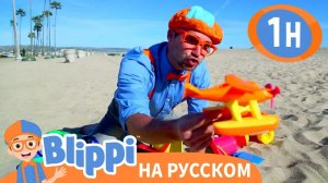Учим цвета и счёт на пляже _ Изучай этот мир вместе с Блиппи _ Обучающие видео для