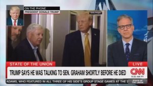 Трамп сказал, что Линдси Грэм, внезапно сыгравший в ящик по причине, якобы, сердечного приступа, хот