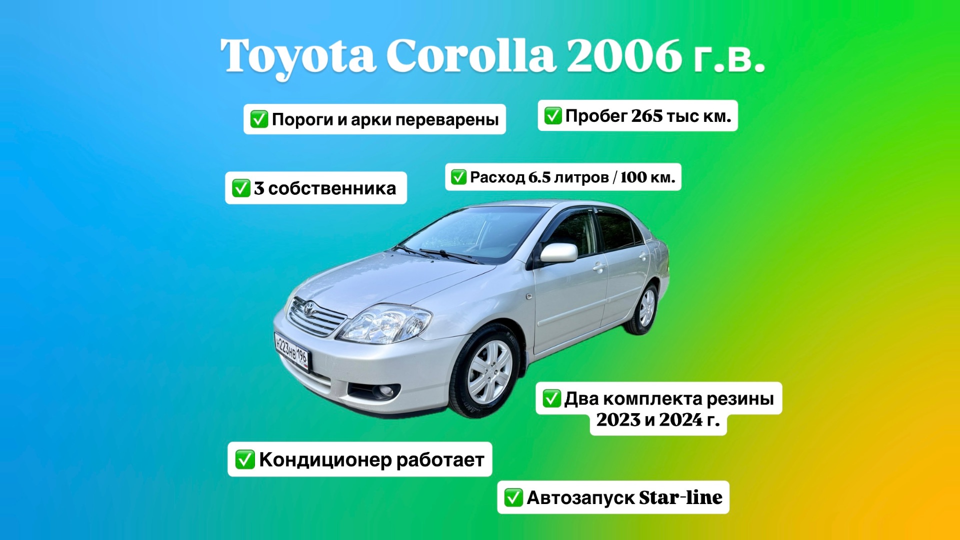 Обзор на Toyota Corolla 2006