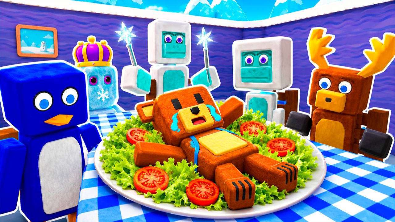 Я СПАС БААРЕНА от ВСЕХ БОССОВ в СУПЕР МИШКА! Super Bear Adventure смотреть онлайн