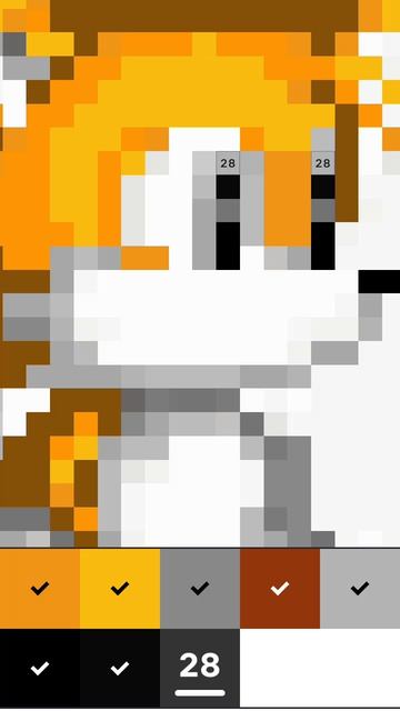 Я сделал 16-битный спрайт Тейлза в Pixel Art