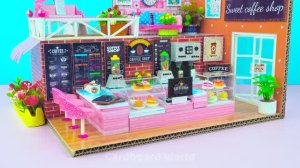 Строим мини кафе из картона ❤️ Сделай сам DIY поделки детям