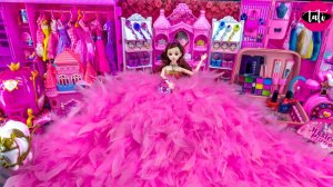 Играем в игрушки из мультика принцесса кукла Барби. Мультфильм для детей. ASMR АСМР