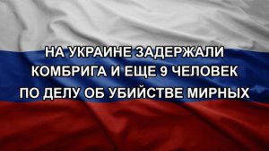 На Украине задержали комбрига и еще 9 человек по делу об убийстве мирных
