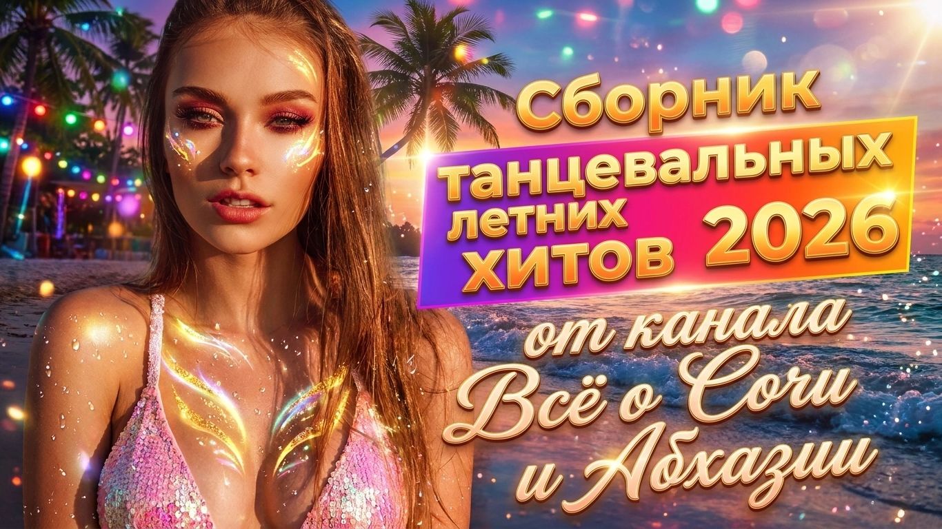 Сборник танцевальных летних хитов 2026 Всё о Сочи и Абхазии смотреть онлайн
