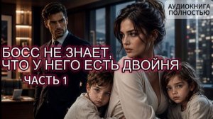 БОСС НЕ ЗНАЕТ, ЧТО У НЕГО ЕСТЬ ДВОЙНЯ | ЧАСТЬ 1 | АУДИОКНИГА ПОЛНОСТЬЮ | ЛЮБОВНЫЙ РОМАН