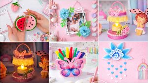 🎀 Самые милые поделки для вашей комнаты и школьных принадлежностей своими руками!(Вдохновлено P