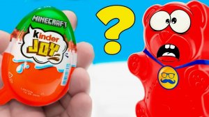 НАЙДУ ЛИ ЗОЛОТОГО СТИВА В KINDER JOY MINECRAFT
