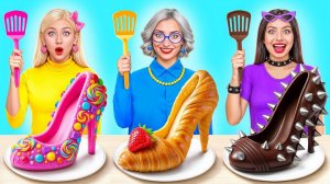 Кулинарный Челлендж# Барби vs Братц против Бабушки # Вкусные Рецепты от Super Hyper DO