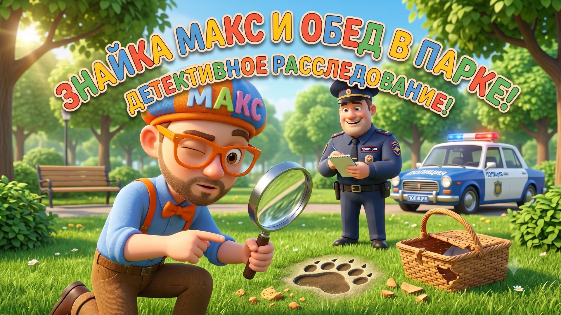 Знайка Макс и Обед в Парке! 🥪👮♂️ | Мир Открытий | Изучай этот Мир вместе со Знайкой Максом