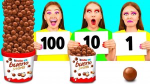 100 Слоев Еды Челлендж # Вкусные Кухонные Лайфхаки от DuKoDu Challenge