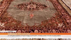 В Турции ковры сушат под солнцем, чтобы они стали и красивее