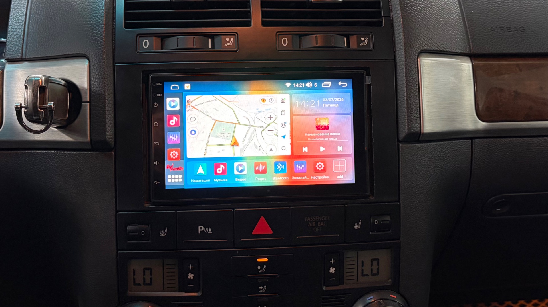 Андроид магнитола в Volkswagen Touareg 1 от Д Аудио #андроид магнитола в Туарег 1 #D Audio