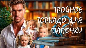 📚 ТРОЙНОЕ ТОРНАДО ДЛЯ ПАПОЧКИ Любовный Роман Неожиданный поворот Интрига