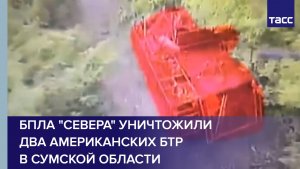 БПЛА «Севера» уничтожили два американских БТР в Сумской области