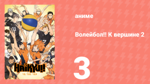 Волейбол!! К вершине 2 3 серия (аниме-сериал, 2020)