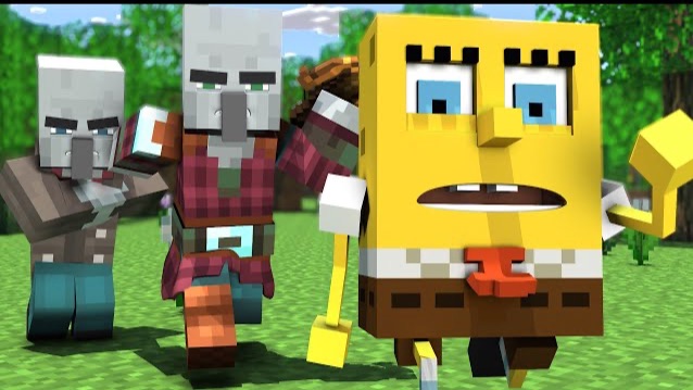 СПАНЧБОБ В МАЙНКРАФТЕ! АНИМАЦИЯ ВЫШЛА НА НОВЫЙ УРОВЕНЬ Spongebob In Minecraft
