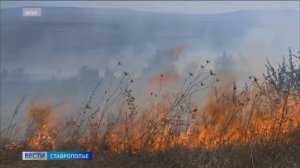 Чрезвычайная пожароопасность объявлена на Ставрополье