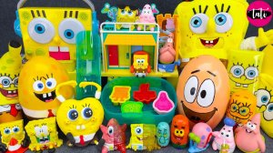 Играем в игрушки из мультика Спанч Боб и другие. Мультфильм для детей. ASMR АСМР