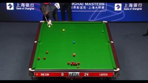 СНУКЕР..Кайрен Уилсон — Али Картер финал Shanghai Masters..Фрейм.