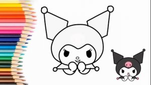 KUROMI рисунок / Как нарисовать KUROMI / Урок рисования для детей