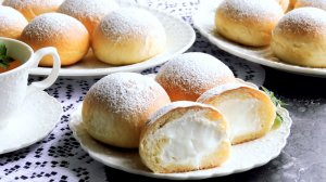 Итальянские булочки с кремом