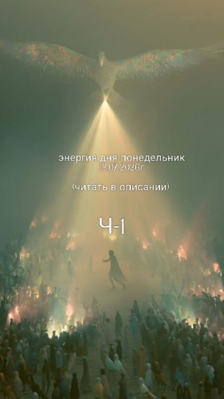 13.07.26г Ч-1 энергия дня понедельник