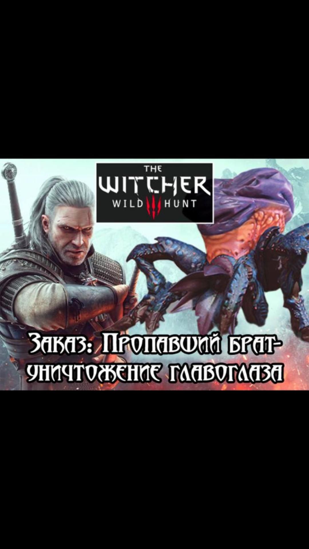 Уничтожение главоглаза- заказ: пропавший брат | #witcher3 #games #rpg