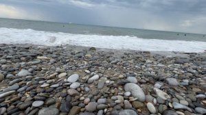 Лазаревское / море / шторм ⛈️🌊🏞️