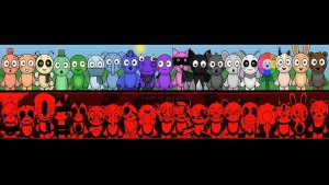 Incredibox Новый Abgerny Все Персонажи Вместе (Новый Мод, Новая Страшная Версия)