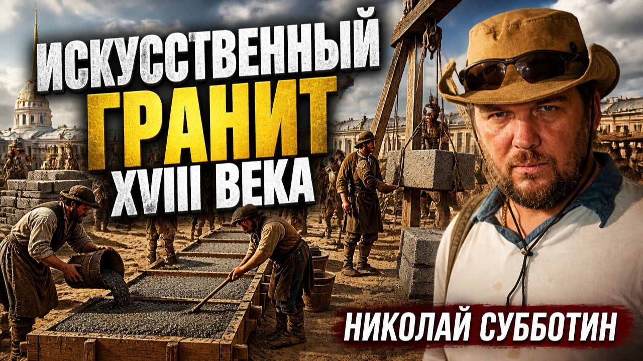 Искусственный гранит империи: Технология, которую мы Потеряли! Николай Субботин смотреть онлайн