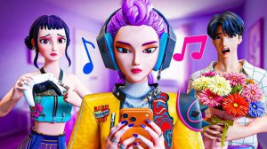 РУМИ ИГНОРИТ ВСЕХ 24 ЧАСА! K-Pop Охотницы на Демонов: Huntrix анимация
