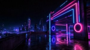 Dark Synthwave Mix Vol.65 🌃 1 Hour Neon Noir Cyberpunk BGM for Focus & Night ｜ Neon Horizon