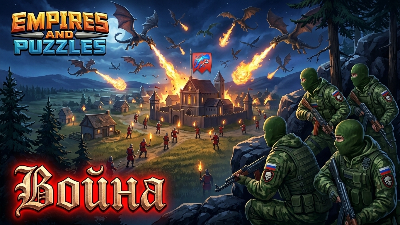 ВОЙНА АЛЬЯНСОВ ⚔️ НЕБЕСНОЕ ПЛАМЯ ⚔️ (ПОЧТИ ПОЛУЧИЛОСЬ 🐲) #empiresandpuzzles #gaming #империяпаззлов смотреть онлайн