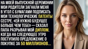 ДЕНЬ ВЫПУСКАРОДИТЕЛИ ОТОБРАЛИмой диплом иПОТРЕБОВАЛИ ПАТЕНТЫ ДЛЯ СЕСТРЫ НИ ОДИН ИЗ НИХ НЕ!