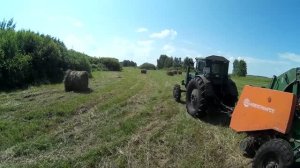 Скосил овсюг и запрессовал всё остальное.