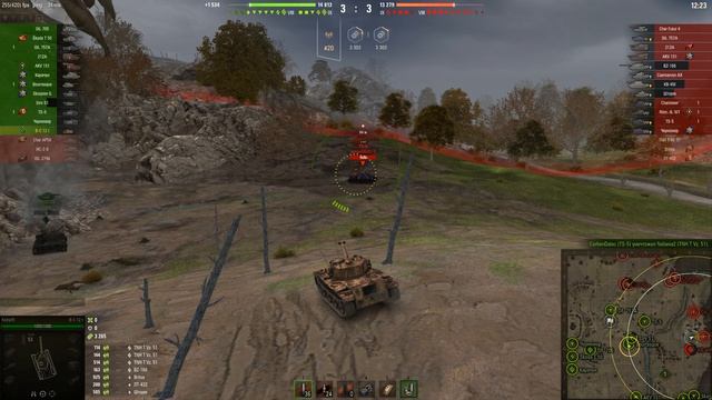 World Of Tanks. Бой на Bat.Chat. 12t (Мастер) смотреть онлайн