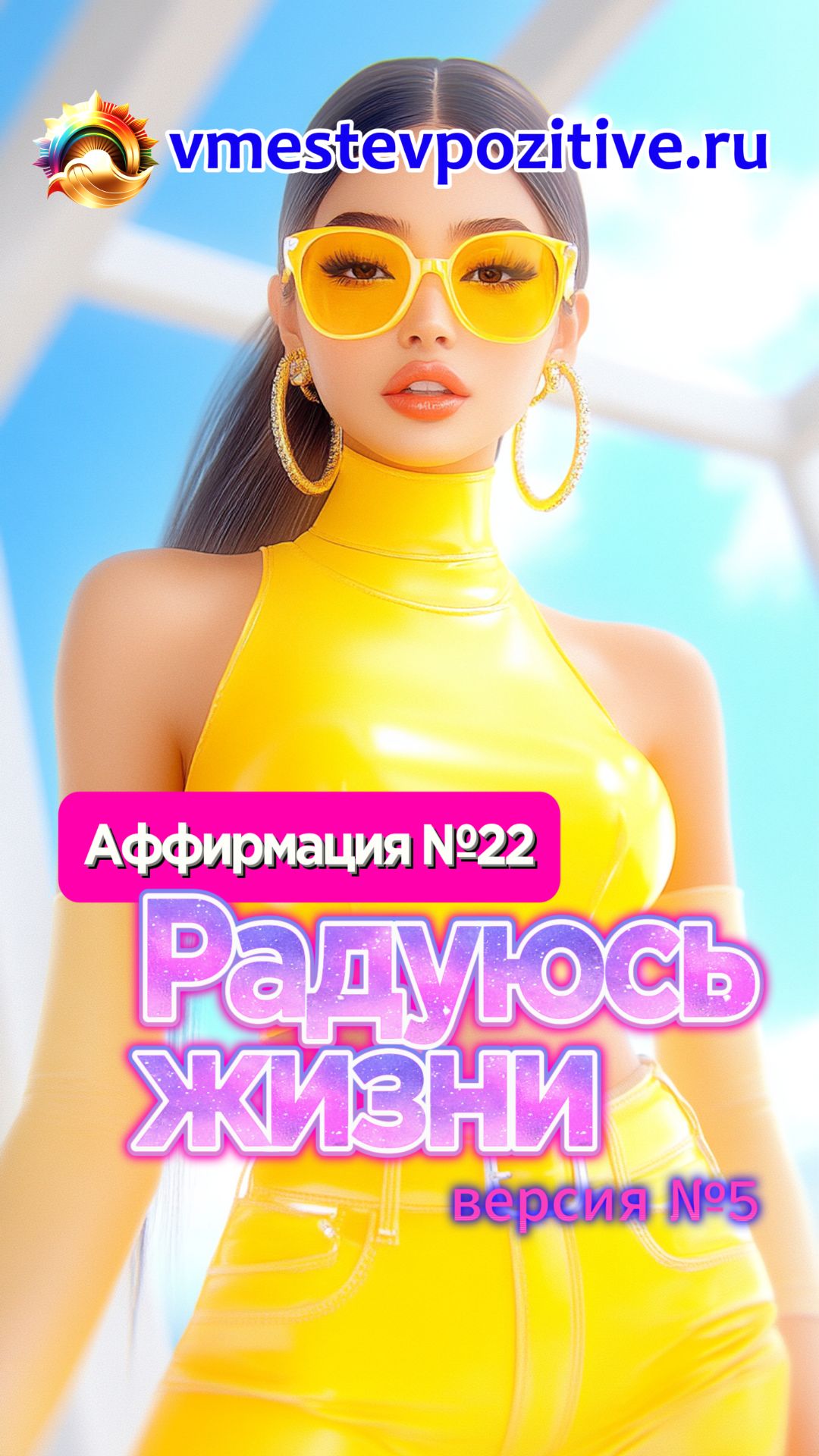 Affirmation. Female. №22. Радуюсь жизни (v8)